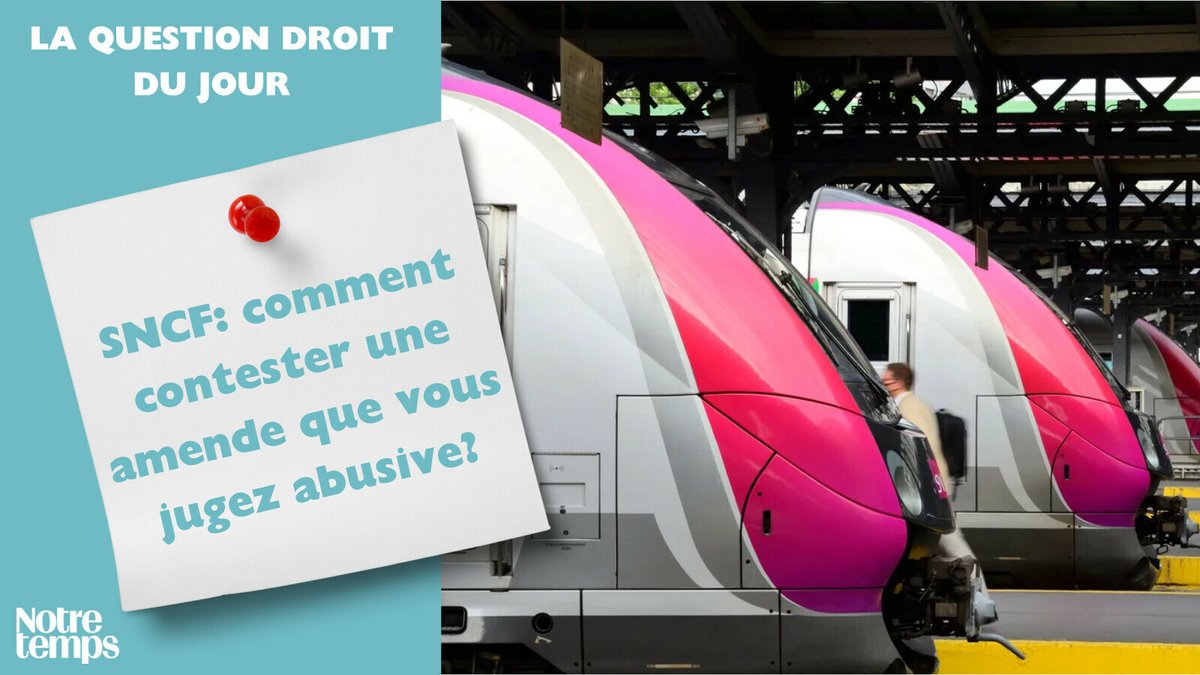 NotreTemps's tweet image. 🔴 SNCF : comment contester une amende jugée abusive ? 💸 Découvrez les étapes à suivre pour faire valoir vos droits et obtenir justice ! #SNCF #Amende #Contestation
➡️ l.notretemps.com/nRw