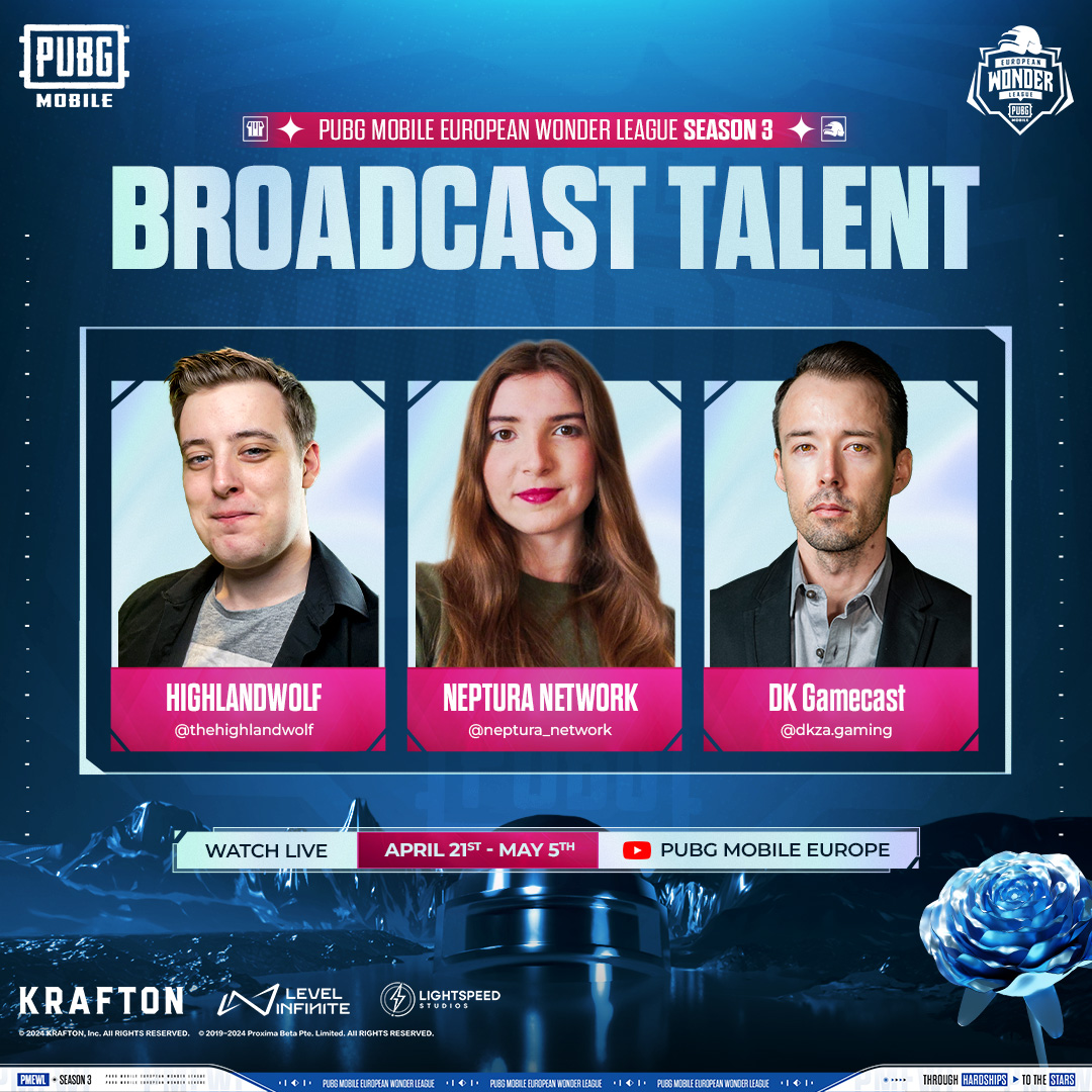 Get ready for PMEWL Season 3, starting tonight!

Tonight, it's game time!  Your favorite teams are gearing up, and we've got awesome hosts to guide you through every epic moment. Say hello to Wolf , Neptura  and Dkza !