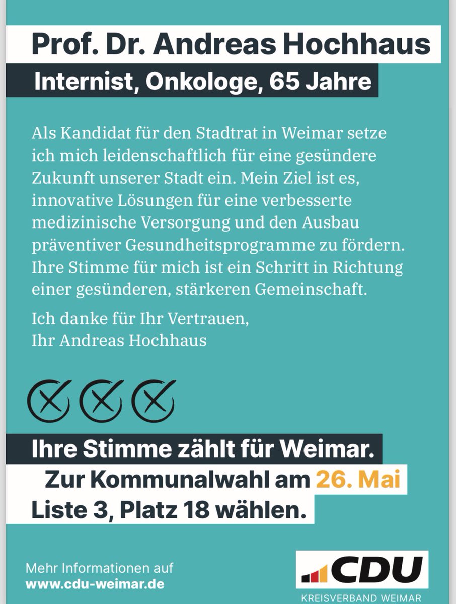 Andreas Hochhaus tweet media