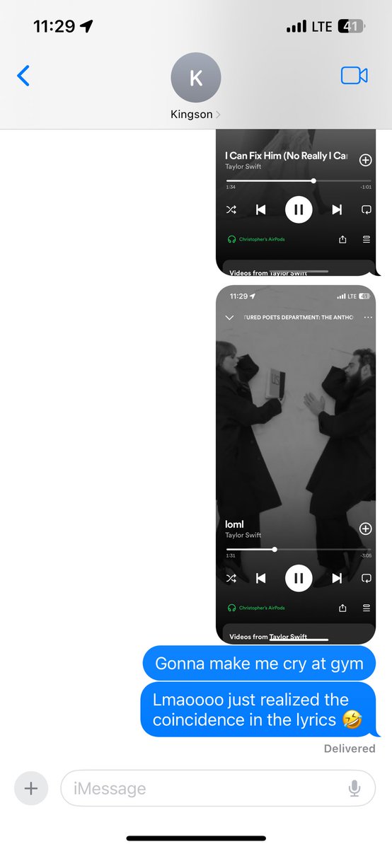 Csmartyo's tweet photo. How TTPD is going lmao 🤣 😭🔐🥲 https://t.co/SQzSaSuQ20