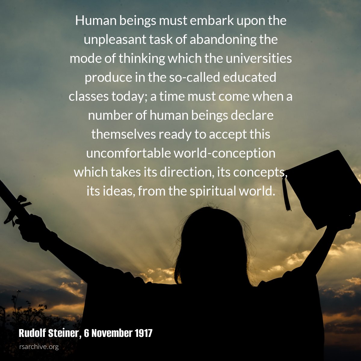 Rudolf Steiner, Behind the Scenes of External Happenings, GA 178, Lecture I: rsarchive.org/Lectures/GA178… #rudolfsteiner