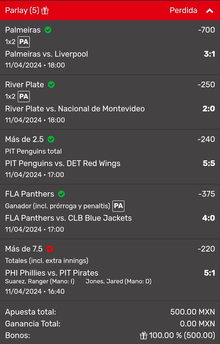 Creo que esto de estar publicando tus fracasos en las apuestas mediante X es algo relajante, de que sabes que si a futuro te va ir bien, veas como sufriste por conseguir hacer las cosas bien a un corto o mediano plazo....!!🧠