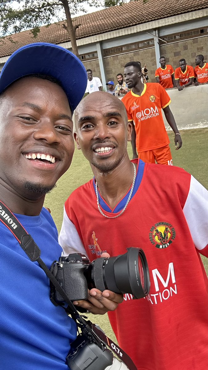 I scored a goal with @Mo_Farah today at the Sir Mo Farah @mysakenya Football Tournament hosted by @UNmigration @IOMKenya ⚽️!

#ScoreWithMo4Migration #IOMOntheMove