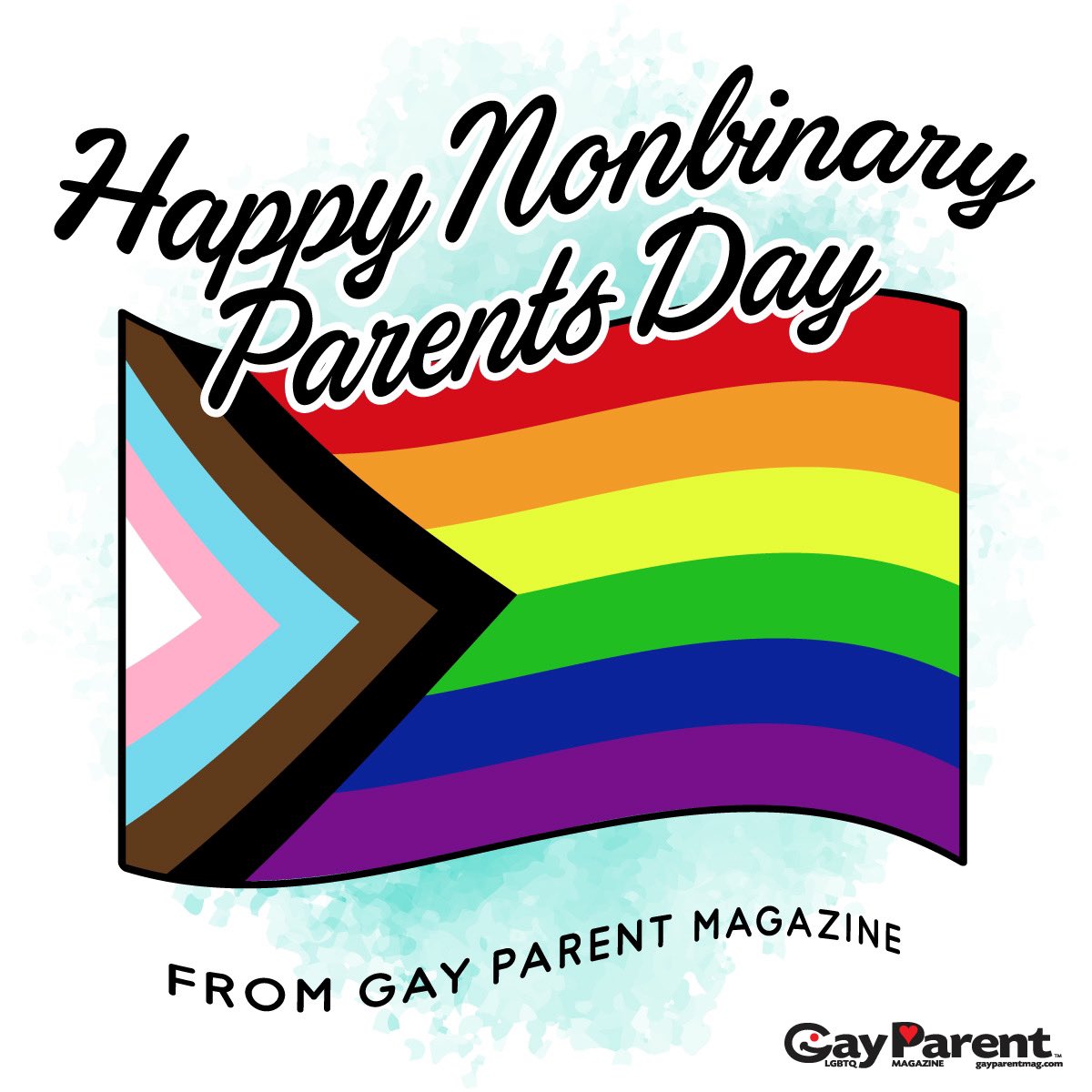 Happy Nonbinary Parents’ Day from #GayParentMagazine Visit our website at gayparentmag.com 🏳️‍🌈🏳️‍⚧️ 

#lgbtqfamilies #lgbtqparenting #queerfamilies #queerparenting #adoption #fostercare #IVF #assistedreproduction #surrogacy #nonbinary