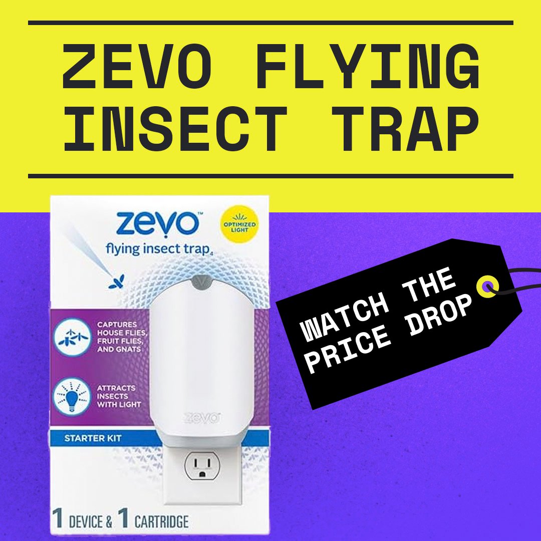 Today's Deal: Zevo Flying Insect Trap

Watch the price drop and Grabbit here:
gograbb.it/grabb

#goGrabbit #dealoftheday #dailydeal #discountshopping #discountdeal