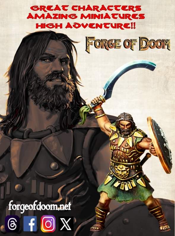 Get your quality Sword and Sorcery miniatures, now at lower prices!

#forgeofdoom #wargames #wargaming #paintingminiatures #paintingminis #miniaturesgaming #miniatures #swordandsorcery #heroicfantasy