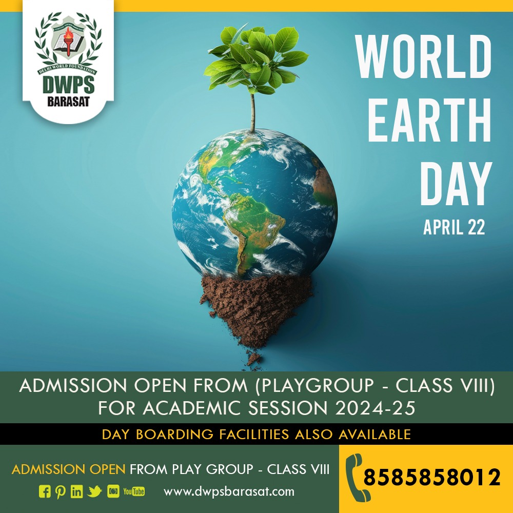 Our planet, our home, our responsibility! 💚Let's work together for a sustainable future.  🌏🌱♻️🌿

#DWPSBarasat #WorldEarthDay #ProtectOurPlanet #MotherEarth #EarthDay #ReduceReuseRecycle #ActOnClimate #SustainableLiving #OurPlanetOurFuture #ProtectOurCommonHome #TakeActionNow