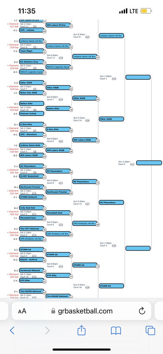 Final Four at Storms classic! Game winner by @simplyjarvo ! Onto the next one on court 1 at 1:00 PM