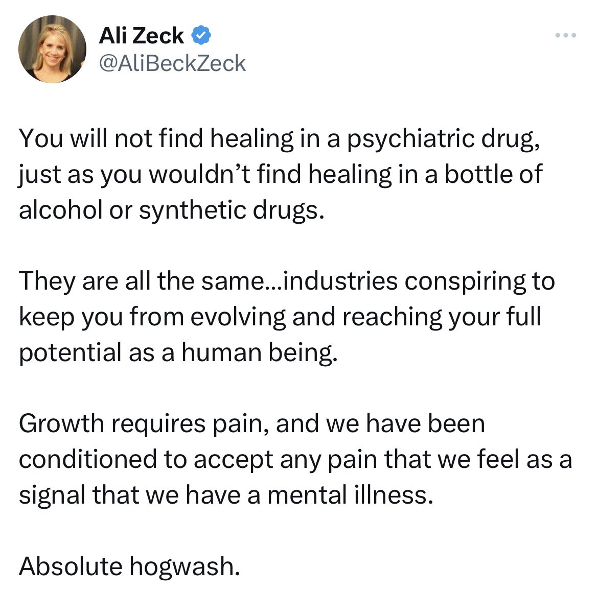 Please remember that mental illness exists and that psychiatric medications can be life-saving. Enough with the pill-shaming. We need to continue to educate about the harm of anti-psychiatry propaganda: medpagetoday.com/psychiatry/gen…