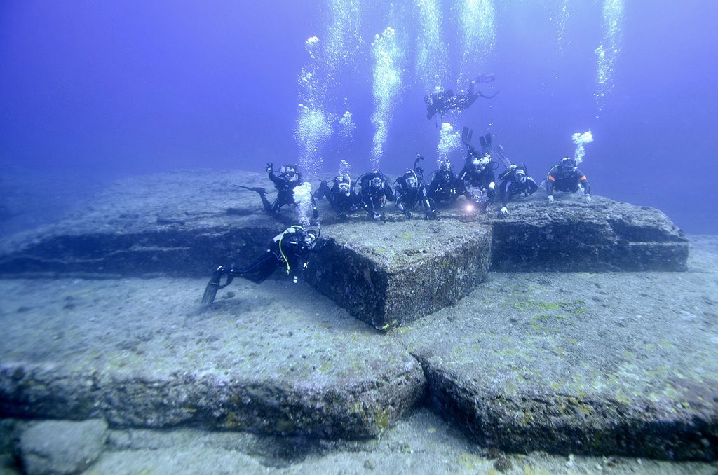 You say this is not manmade? Can you share just ONE example of a “Natural” underwater feature from anywhere else on Earth that even remotely compares to this?