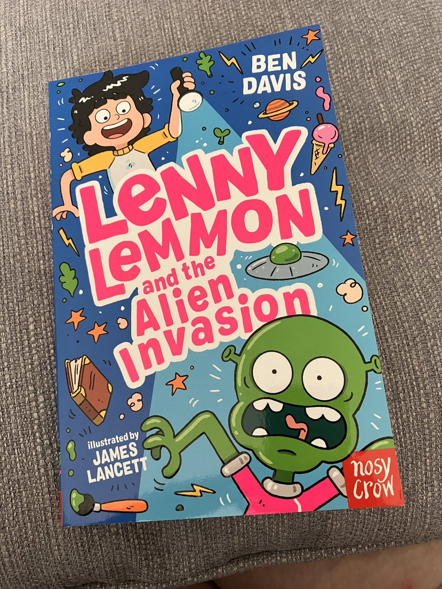 FINISHED: when Lenny realises that the big newly-opened mall near his town is ruining businesses, he knows he needs to do something! But is he in over his depth when he pretends there’s been an alien crash landed? This made me chuckle and I know my class are gonna love it!