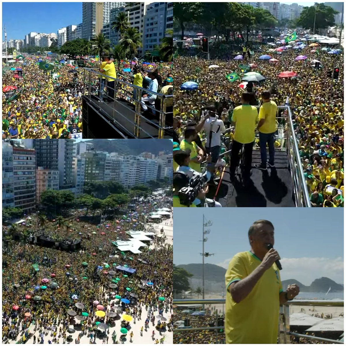 Huge demonstration in Rio de Janeiro today, against censorship and political persecution in Brazil.