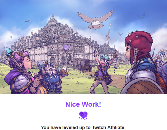 EleAzrael's tweet photo. Hello Xitter! I have returned to share good tidings in screenshot format.

Huge thank everyone who has supported me up until now and going forward! I'll be back here again when I reach partner or whenever I feel like tweeting next. https://t.co/KgNd5D7MPH
