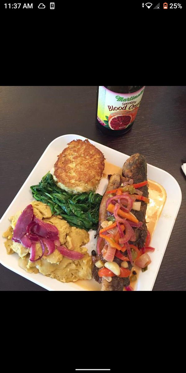 gooftroop2023's tweet photo. Some old photos of happier times 🤫 #crabcake #mangu #dominican #spinach #mencancook #dinner #escovitch #jamaican  #fish https://t.co/YP9xfiD01l