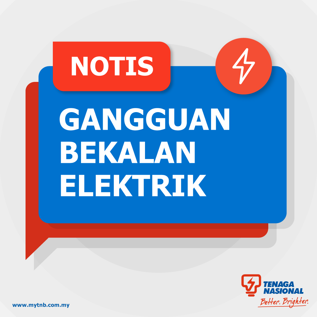 Pelanggan yang dihargai, Gangguan bekalan elektrik sedang berlaku di sekitar kawasan Kota Bharu, Kelantan disebabkan permasalahan di Pencawang Pembahagian Utama (PPU) Padang Tembak. Untuk senarai penuh kawasan, klik pautan bddy.me/448rN6Z