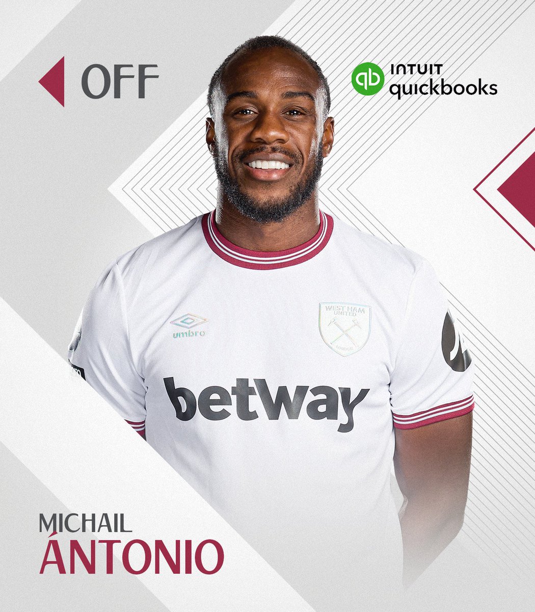 Ings on for Antonio 🔁 🦅 5-1 ⚒️ (75') | @QuickBooksUK