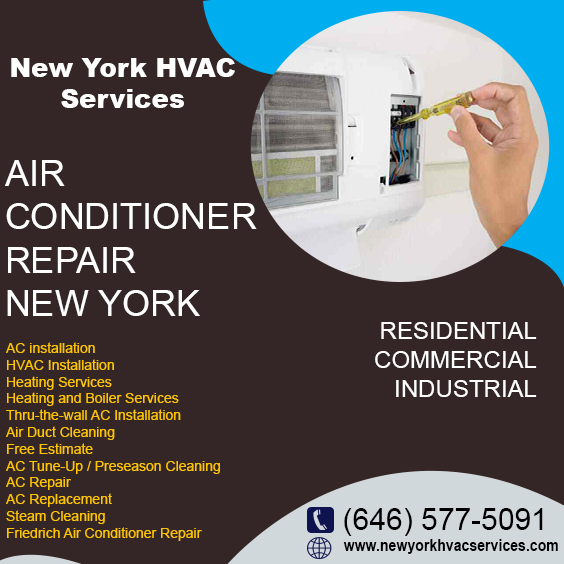 Our Air Conditioner Repair service in New York offers fast and reliable solutions to keep your home cool and comfortable during the hot summer months. Call us 646-577-5091 newyorkhvacservices.com #contractor #newyork #hvacinstall #hvacrepair #construction #maintenance