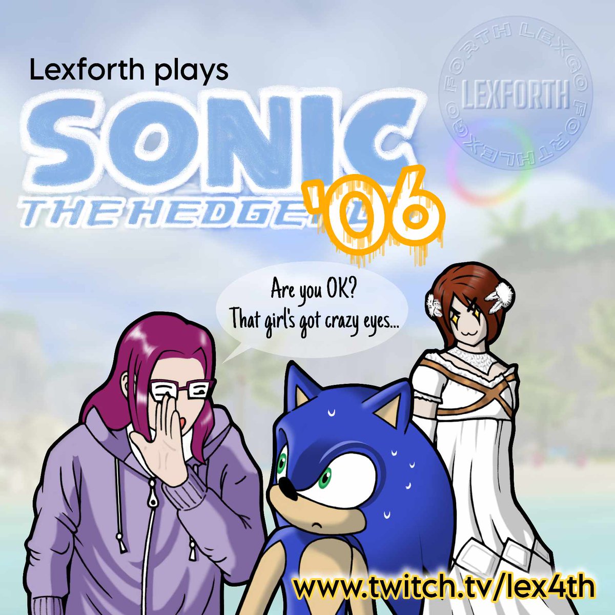 lexforth's tweet image. going live at 5pm playing sonic 06
twitch.tv/lex4th