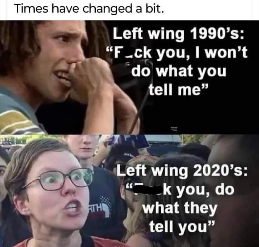 Times have changed!