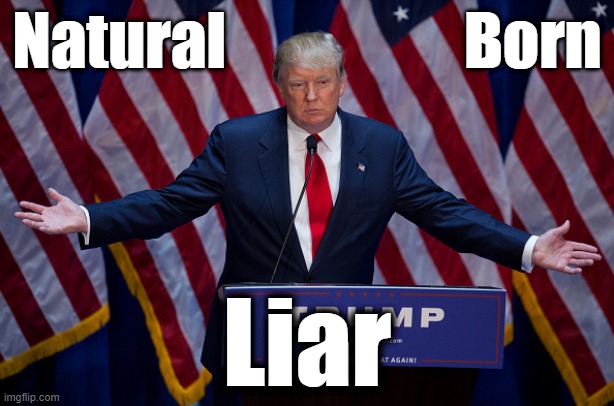 What kind of liar is Donald Trump ? There are five types of liars: The occasional liar. The white lie. The pathological liar The delusional liar The liar who denies everything