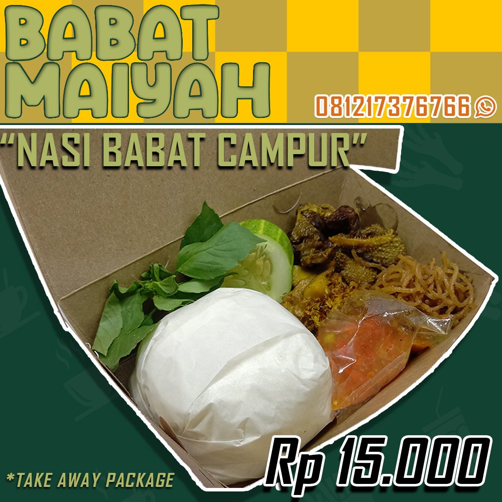 ekoende's tweet photo. Ready Nasi Babat Campur Untuk Besok, For Order Call 📞081217376766 #nasibabat #Food #nasimadura #makan https://t.co/nmpCjFN2FN