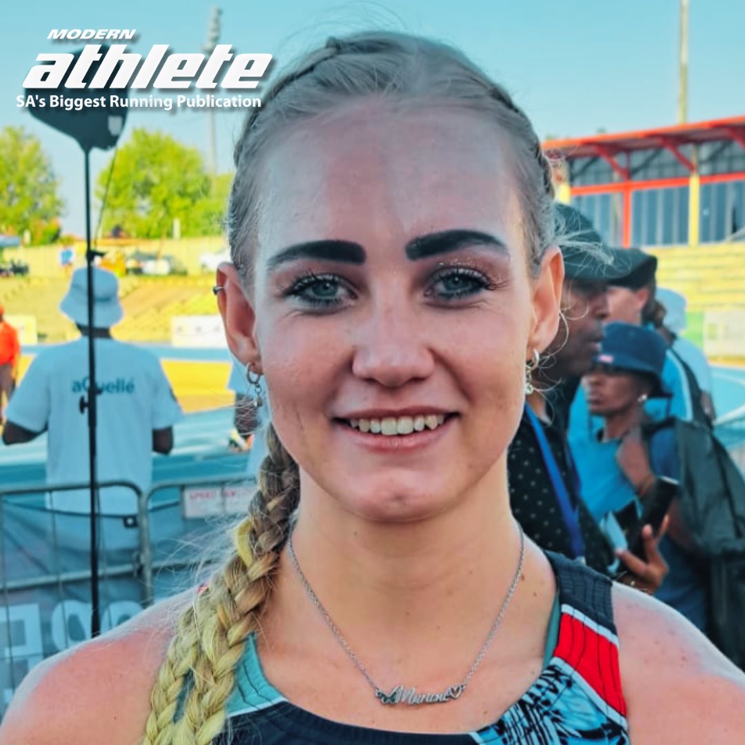 Marione Fourie made it national title number four with victory in the 100m hurdles in a time of 13.01 with Kayla van der Bergh taking silver in 13.40 and Taylon Bieldt the bronze in 13.46. #ASASeniorChamps #JoinTheMovement