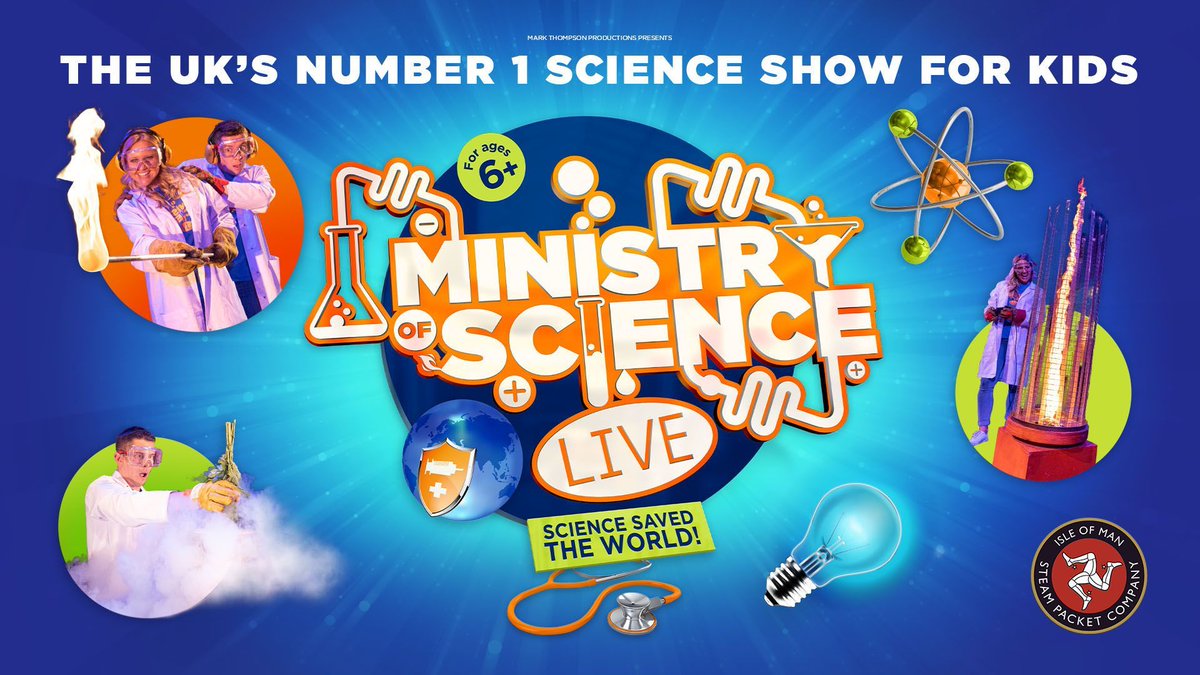 ⚗️ The UK’s favourite science team are back and more explosive than ever! 🧪 Join our presenters as they dive deep into the world of science and look at how science shapes the modern world we live in with a few loud bangs along the way! 🎟️ Book here: buff.ly/420wWwT