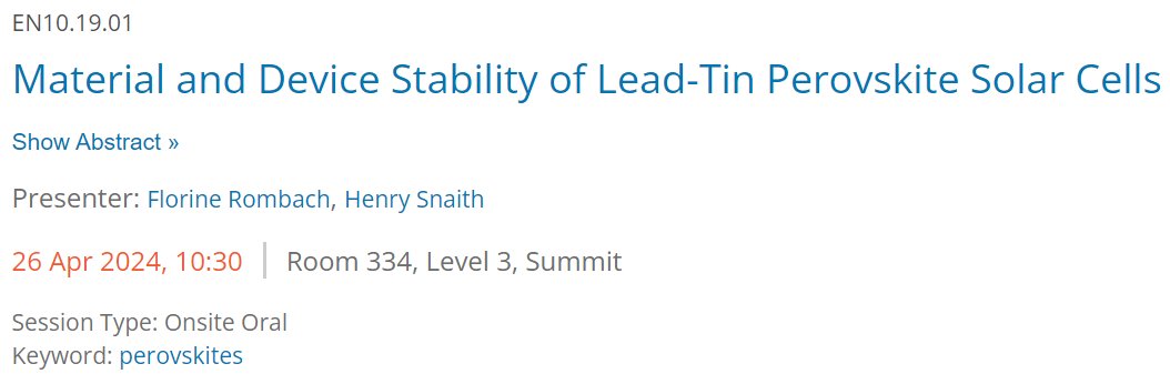 Henry Snaith Group tweet media