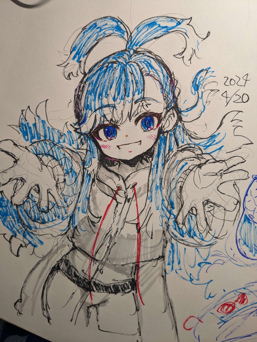 「最初～今日の。 」|なおたけのイラスト