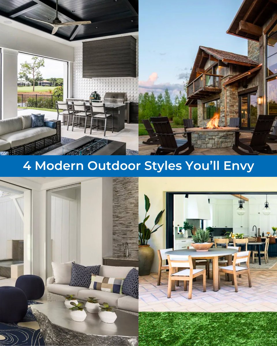 Want to upgrade your outdoor space? Check out these designs inspired by luxury interiors. bit.ly/3Q538KM