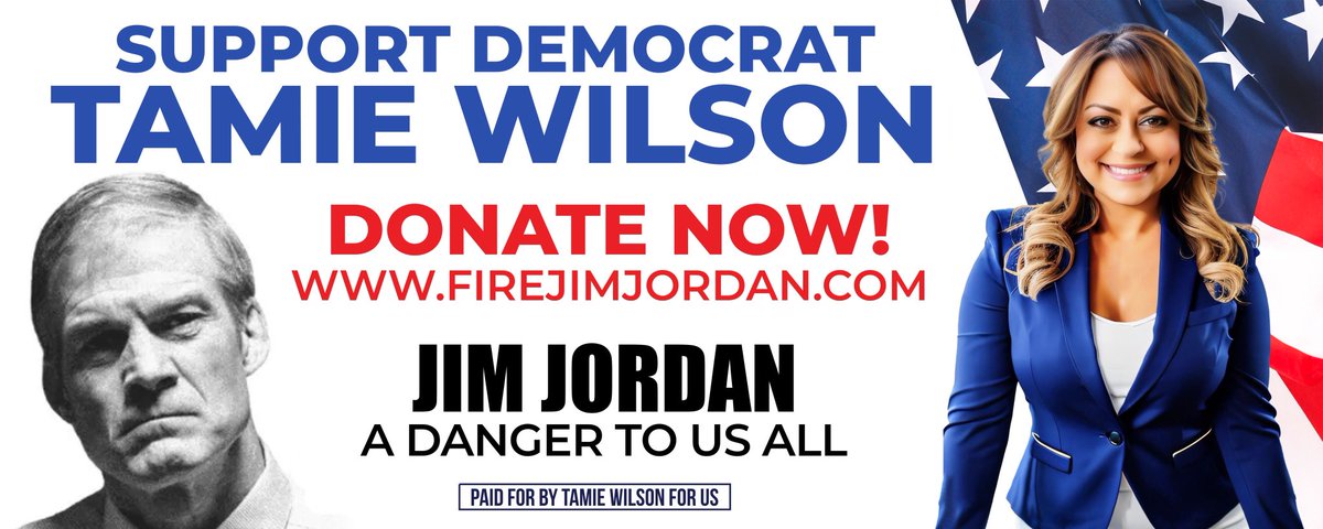 I will always fight for what is right. I will continue to fight to beat Jim Jordan. Please donate $10, $25, $50, $100, $250, $500, or what ever you can give. Support, follow, re-tweet Thank you! secure.actblue.com/donate/send-ji…