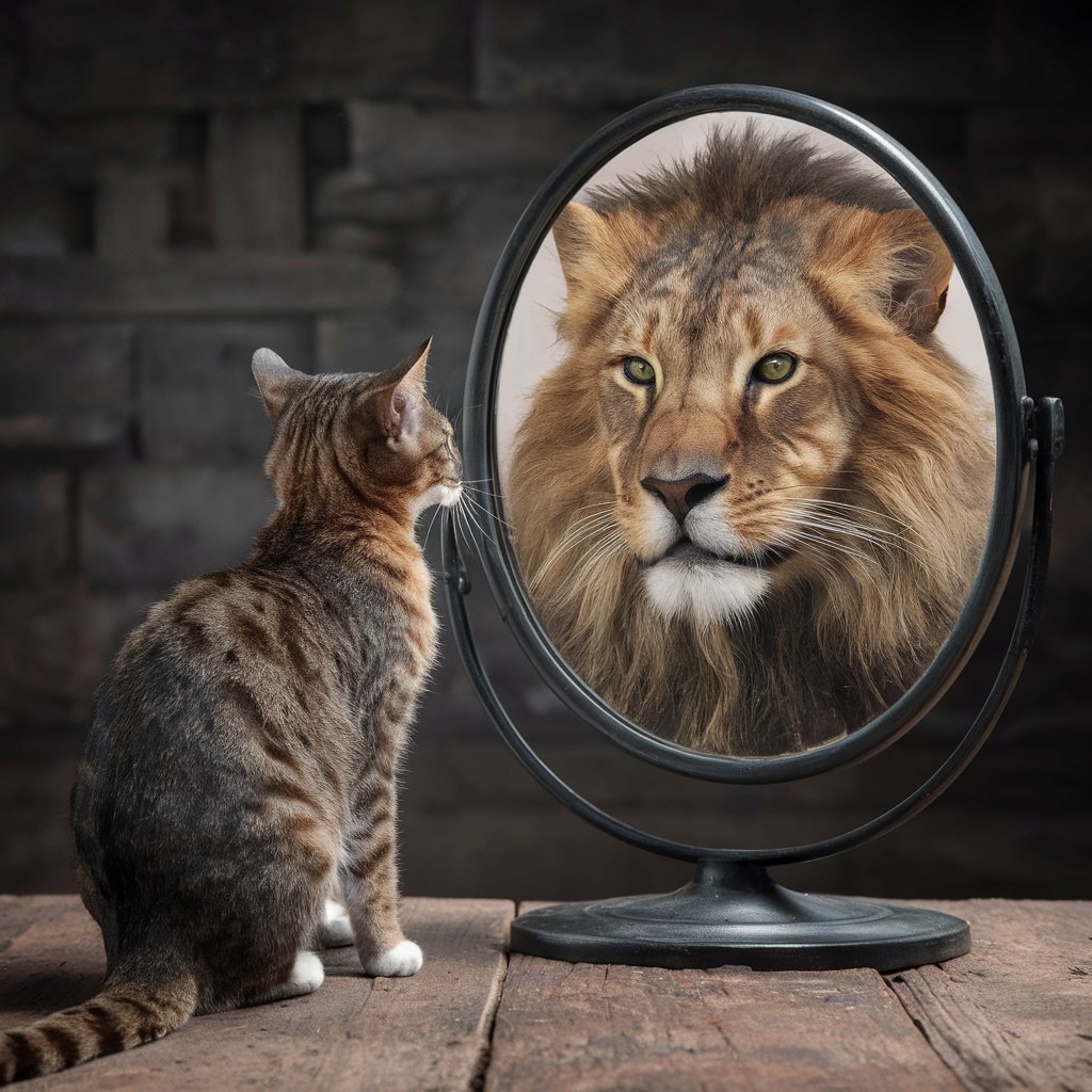 ARsiddipetme's tweet photo. “Whiskered Reverie - When a Cat Dreams of Becoming a King”
@siddipetme
#FelineFantasy
#MajesticReflections
#HouseCatHeartOfALion
#MirrorMirage
#PawsAndPride https://t.co/zVwWbEEky9