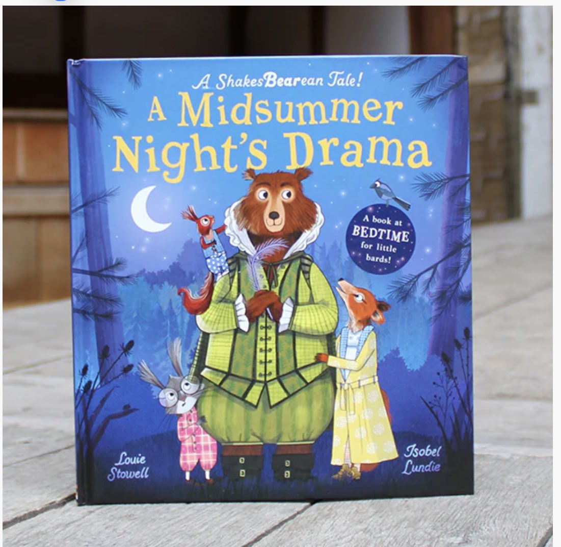 On Tuesday we will be celebrating William Shakespeare’s Birthday at @kenilworthbooks. Pop along to celebrate our most famous Local Author! We’ve got copies of @louiestowell A Midsummer Night’s Drama by Louie & Isobel Lundie. A wonderful book with delightful illustrations.