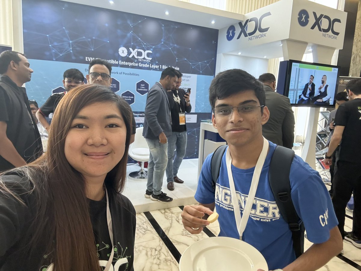 Connecting with Innovators @gajeshnaik at @ETHDubaiConf Where Ideas Meet Opportunities in Blockchain Technology 👌 #XDCNetwork #WeAreXDC @XinFin_Official @XDCdevCenter