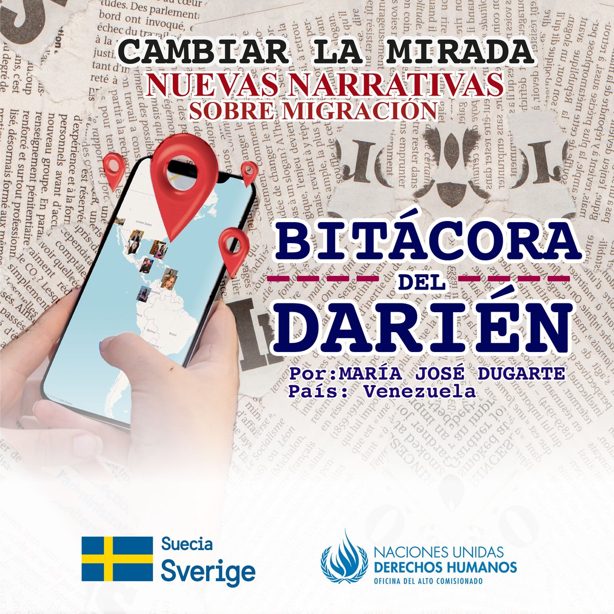 @Pau23Rosales @rlempresarial @SwedeninCOL @kmetell Te invitamos a leer el 2do de 8 artículos de periodistas que desafían la narrativa sobre migración. Hoy: 'Bitácora del Darién' de @majodugarte para @elestimulo 👉🏾bit.ly/3vU389E Con el apoyo de @SwedeninCOL @kmetell #MisDerechosMigranConmigo #Standup4HumanRights