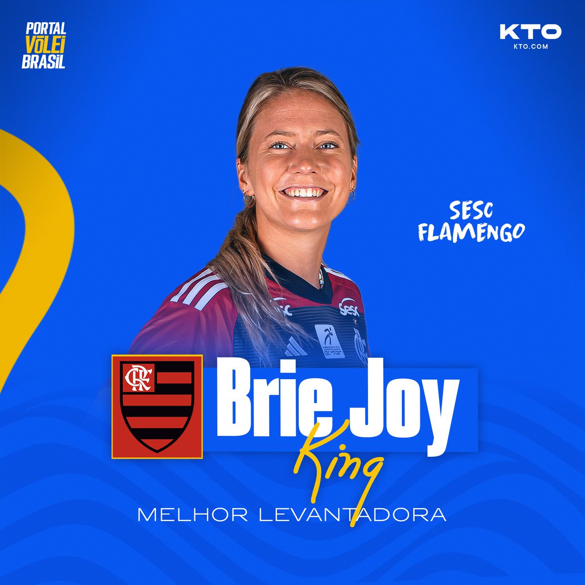 portal_volei's tweet photo. 🔴 Brie Joy King conquista o prêmio de melhor levantadora da Superliga Feminina 23/24 🏅 https://t.co/tprmykq7PB
