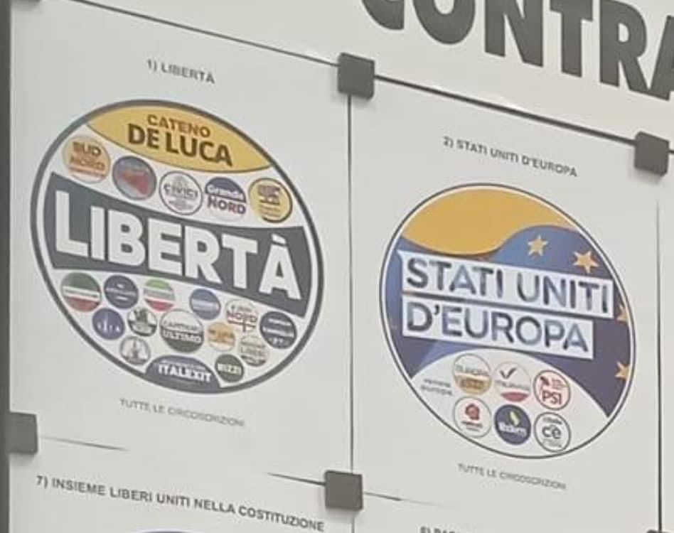 Cateno De Luca (@catenodeluca) on Twitter photo Guardate colori e impostazione.
Noi abbiamo lanciato simbolo il 2 marzo, <a href="/matteorenzi/">Matteo Renzi</a> qualche giorno fa.
Andrebbe denunciato per plagio 😂
Potrei vendicarmi dopo che lui ha minacciato di querelarmi.
Ma sono buono, lo perdono.
Gli manderò iban per fare donazione a nostro partito Guardate colori e impostazione.
Noi abbiamo lanciato simbolo il 2 marzo, <a href="/matteorenzi/">Matteo Renzi</a> qualche giorno fa.
Andrebbe denunciato per plagio 😂
Potrei vendicarmi dopo che lui ha minacciato di querelarmi.
Ma sono buono, lo perdono.
Gli manderò iban per fare donazione a nostro partito