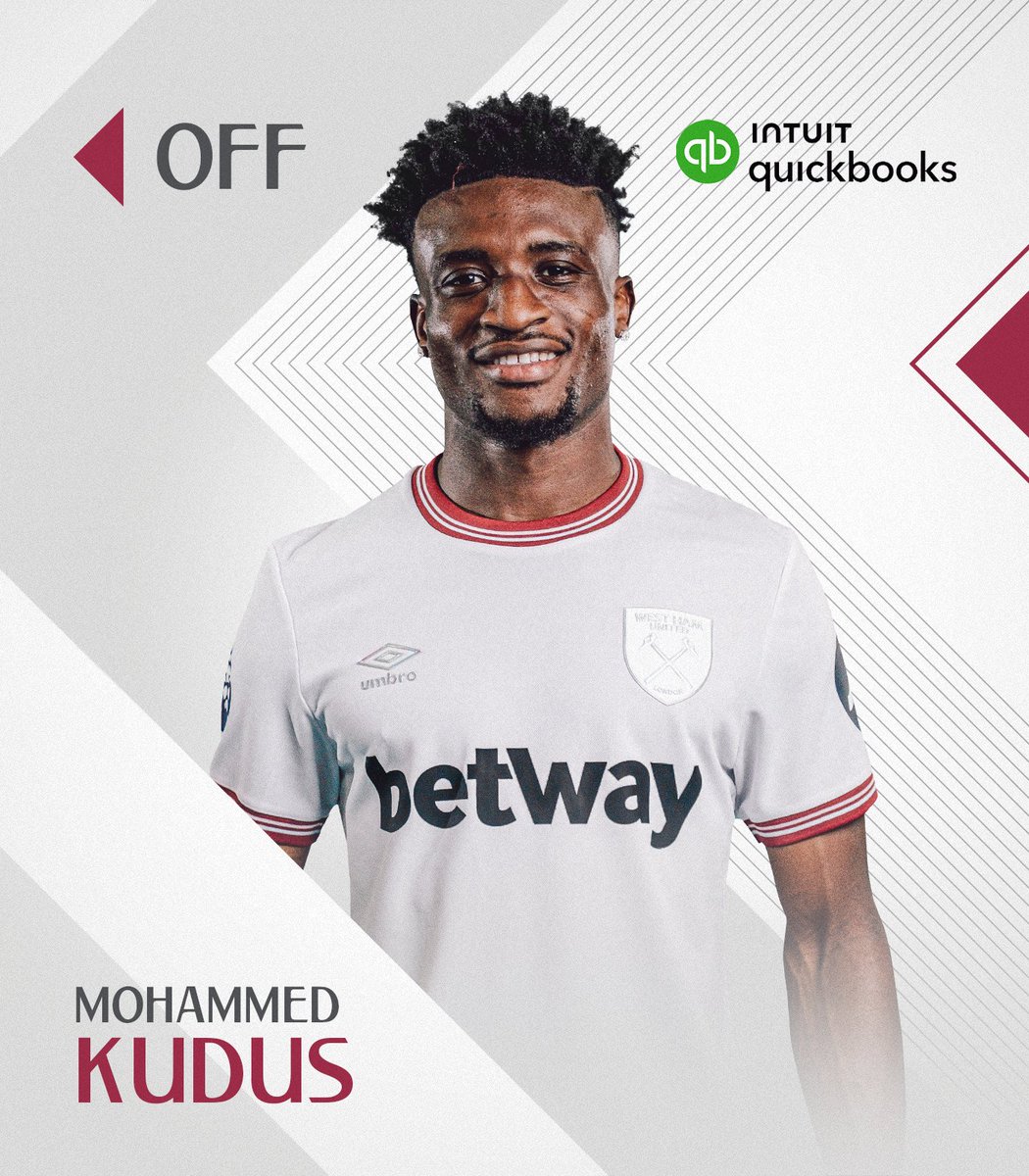 Maxi on for Mo. 🦅 5-1 ⚒️ (84') | @QuickBooksUK