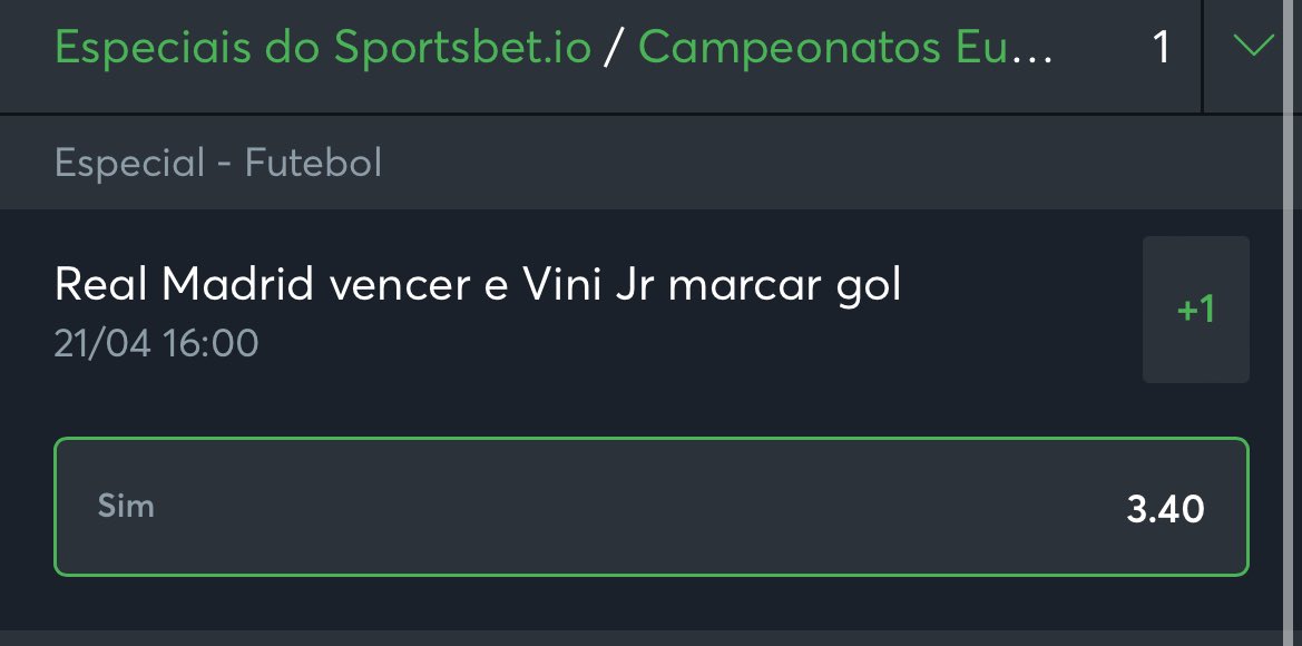 Dia de “el clásico” e eu já vou falar o que vai acontecer Real Madrid vence e vini jr marca Vem que vem sportsbet.io/pt/sports?ref=… 🔞 #publi