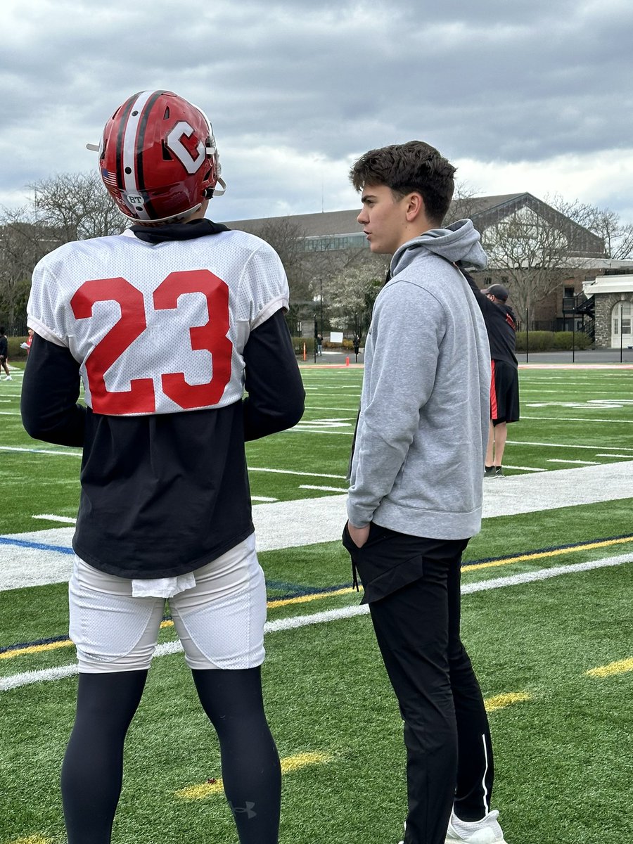 I had a great time at Cornell this weekend! Thank you <a href="/CoachJDittman58/">Jeff Dittman</a> and <a href="/BigRed_Football/">Cornell Football</a> for the hospitality. Can’t wait to be back in the summer! <a href="/WABlackhawkFB/">West Aurora Football</a> <a href="/CNendick25/">Chris Nendick</a>