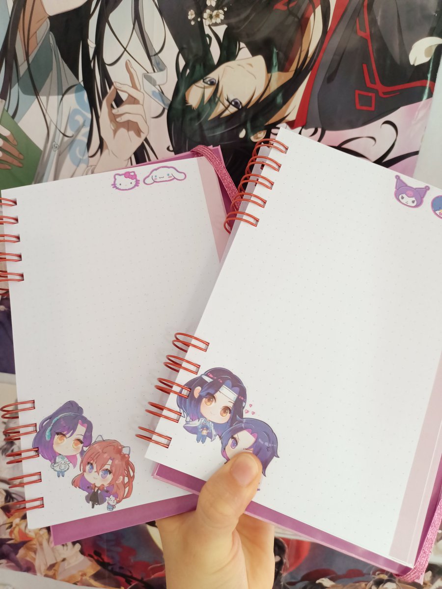 🩵 Update WangXian & Xicheng Notebooks 🩷

I have ready the Notebooks for shipping, I have available some leftovers

I ll contact to people paid these notebooks  #Xicheng #Wangxian #MDZS #忘羡 #魔道祖师 #曦澄