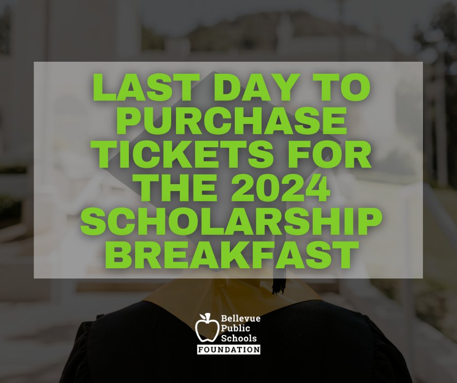 Today is the last day to purchase your tickets for the 2024 Scholarship Breakfast! Buy them now before it's too late. fundraise.givesmart.com/e/J4tE-A?vid=1…