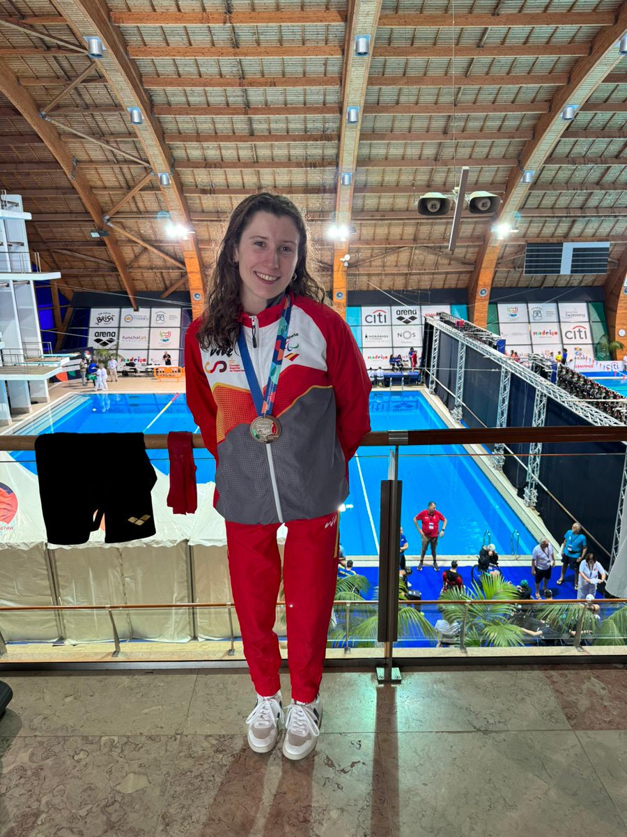 España 🇪🇸 cierra la primera jornada de los Europeos con 4️⃣ medallas 🥈Nahia Zudaire. 400 libres s8 Marta Fernández 50 braza sb3 María Delgado 100 espalda s12 🥉Miguel Luque 50 braza sb3 🏊‍♀️🏊‍♀️🏊‍♀️ #natacion #swimming @lcgd62 @martaferinf @mluque76