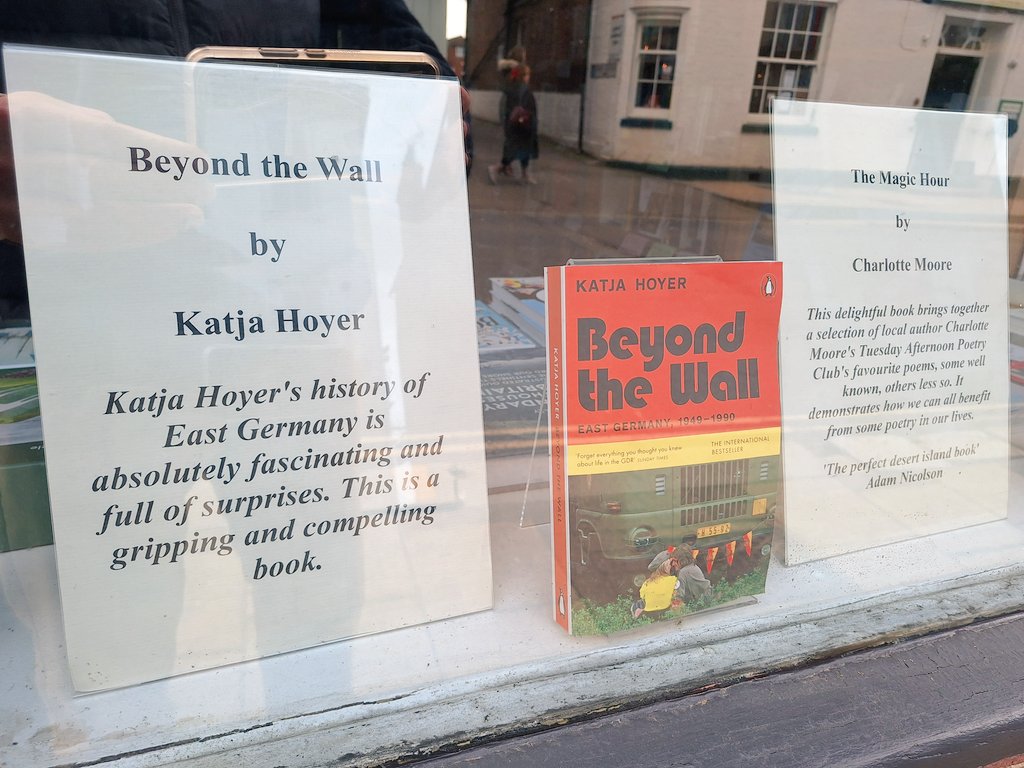 Hey @hoyer_kat! You will be pleased to know that you sit proudly in the main window of @RotherBooks in #Battle!