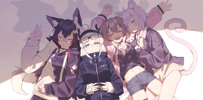 ゲーマーズ#みおーん絵 #絵フブキ #できたてころね #絵かゆ 