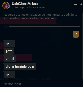 LPumpqueen's tweet photo. @lol_es Voy a hacer hilo con mensajes que me manden por el estilo. https://t.co/VeiCztlnC7
