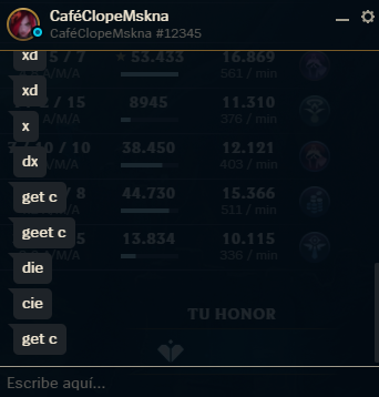 LPumpqueen's tweet photo. @lol_es Voy a hacer hilo con mensajes que me manden por el estilo. https://t.co/VeiCztlnC7