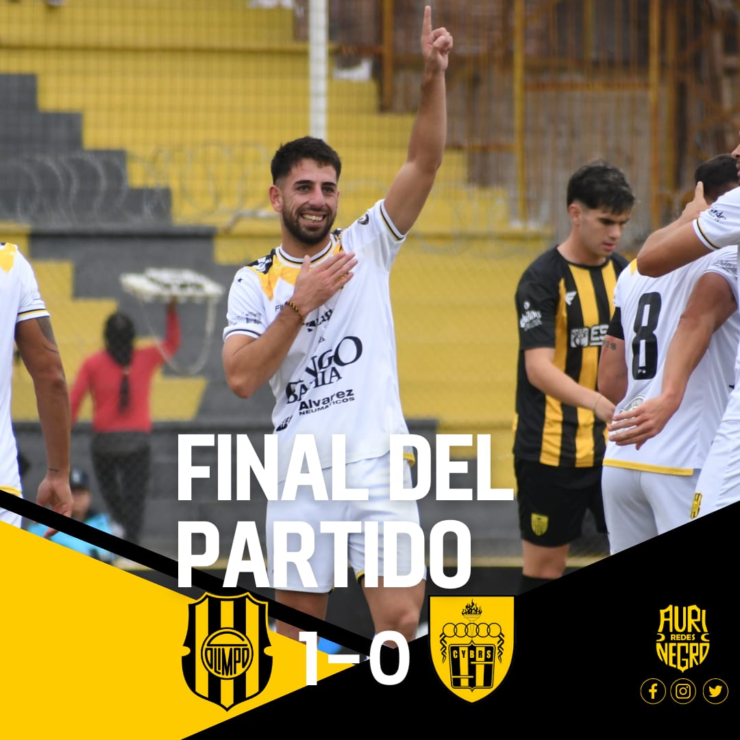 GANÓ EL AURINEGRO! 💛🖤

#Olimpo 1-0 #Santamarina

⚽️ Fernández.

#VamosOlimpo 👊