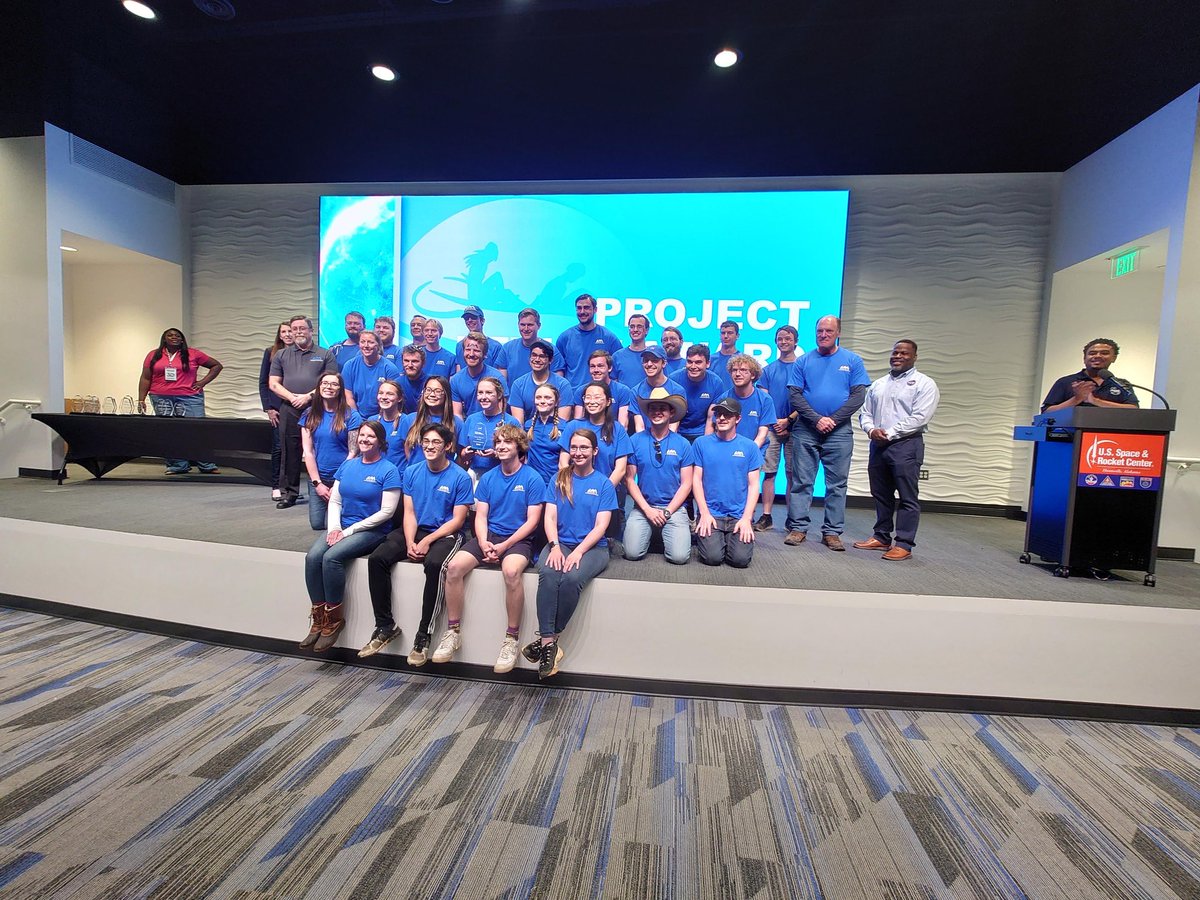 UAHMoonbuggy's tweet photo. The 2023-2024 UAH Moonbuggy Team won First Place Overall and the Project Review Award in the NASA HERC Competition!! Over the course of our senior year, all of our team members put in countless hours of hard work and dedication to the design and fabrication process. https://t.co/vCPbTwXMQT
