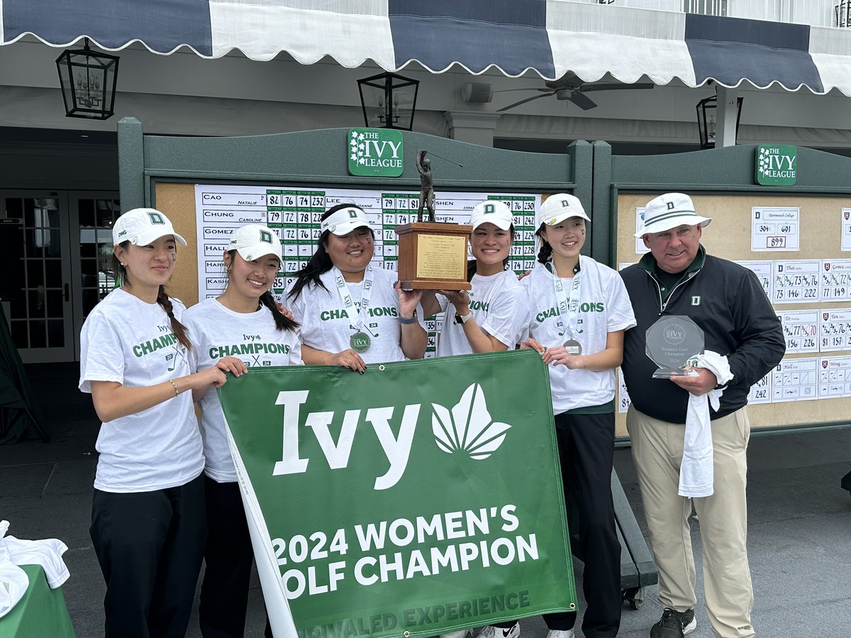 @DartmouthWGolf wins the @IvyLeague championship for the first time in program history!! Congratulations on an extraordinary performance! #GoBigGreen